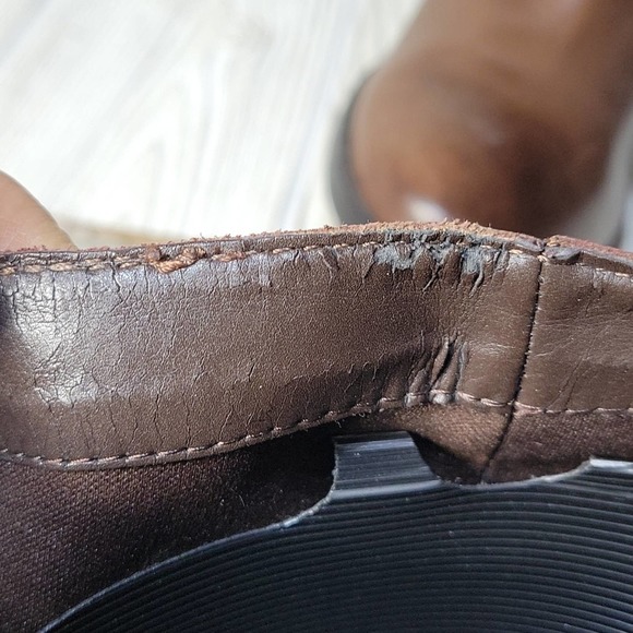 Nine West Tall Brown Leather Boots - Picture 15 of 16